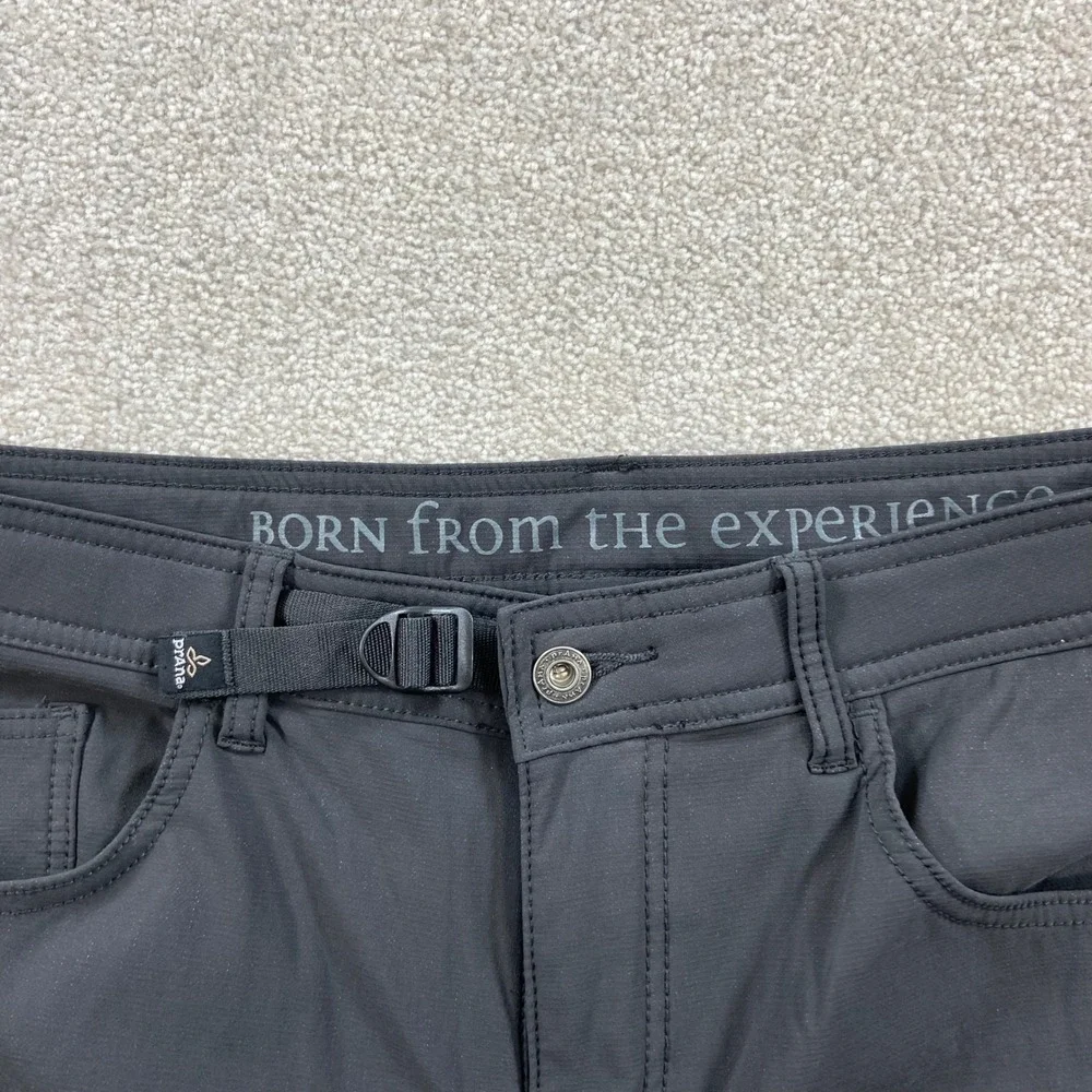 Prana Zion Cargo Pants Mens 36x30 Black Fleece Lined Hiking Outdoor M41173008